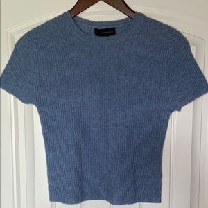 House of Harlow 1960 Heather Blue Cashmere Sweater